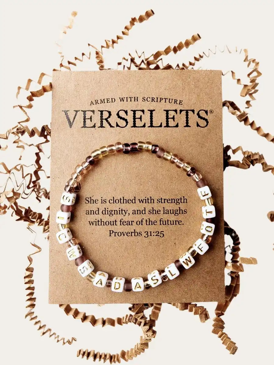 She is clothed with strength and dignity... VERSELET®