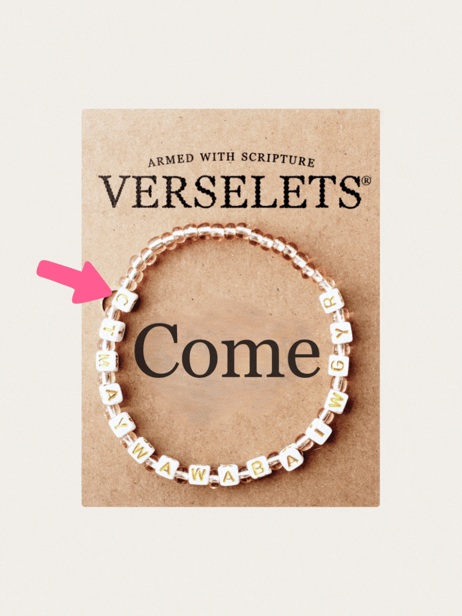 Come to me, all you who are weary and burdened… VERSELET®