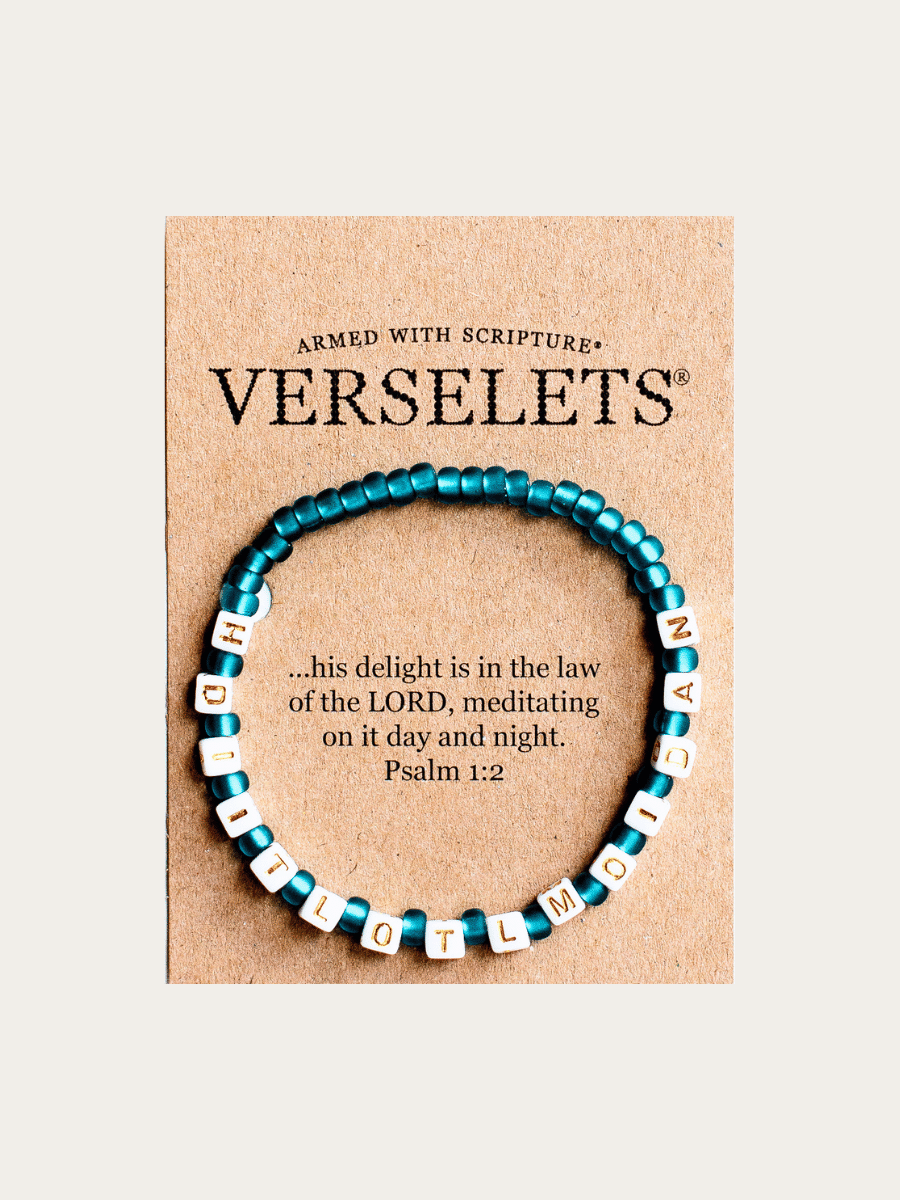 ...his delight is in the law of the LORD, meditating on it day and night. Verselets®