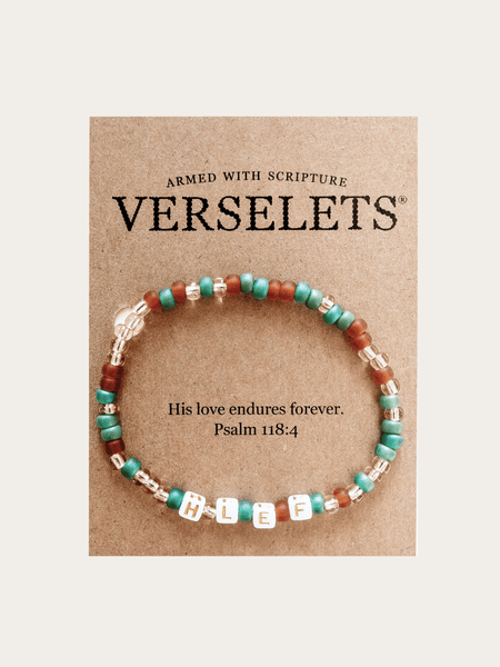 His love endures forever. VERSELET® (multi) – Verselets