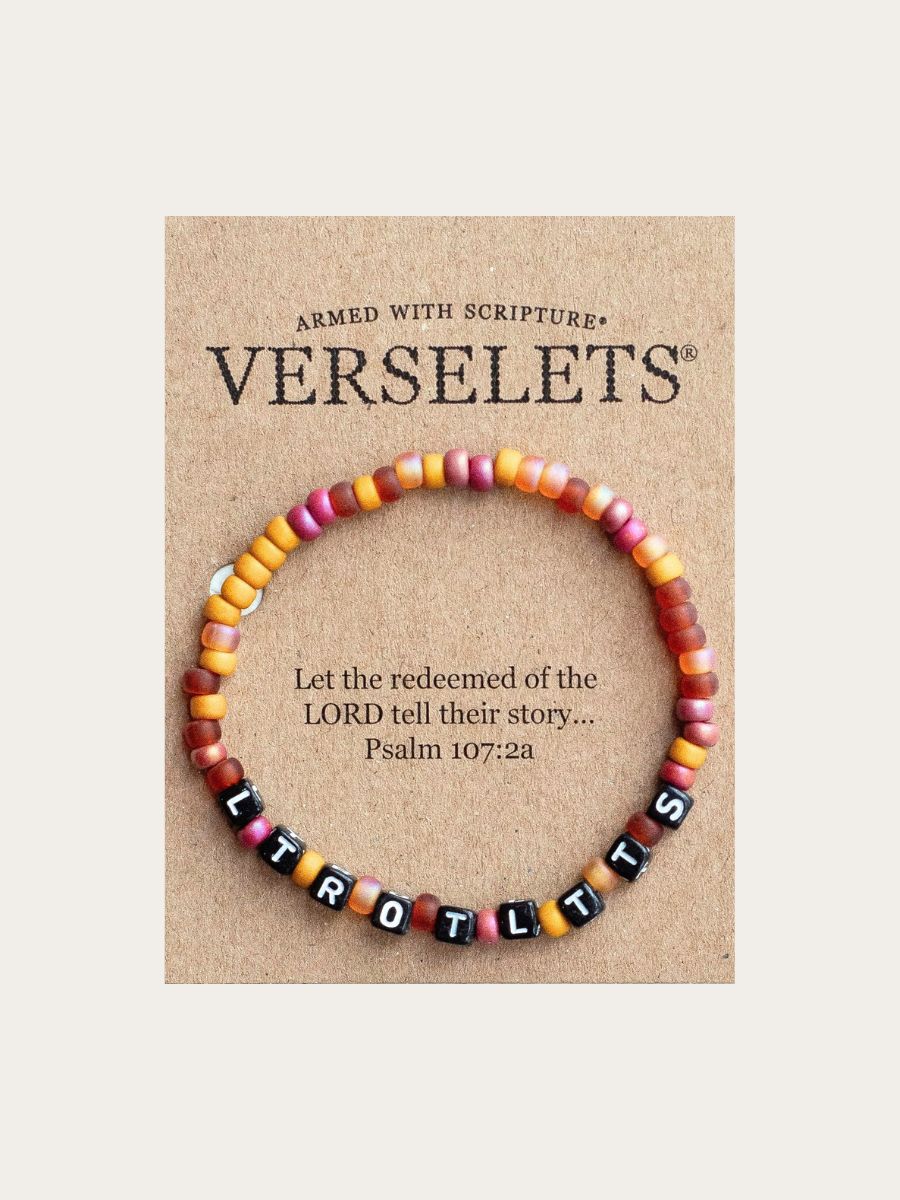 Let the redeemed of the LORD tell their story... Psalm 107:2 VERSELET®