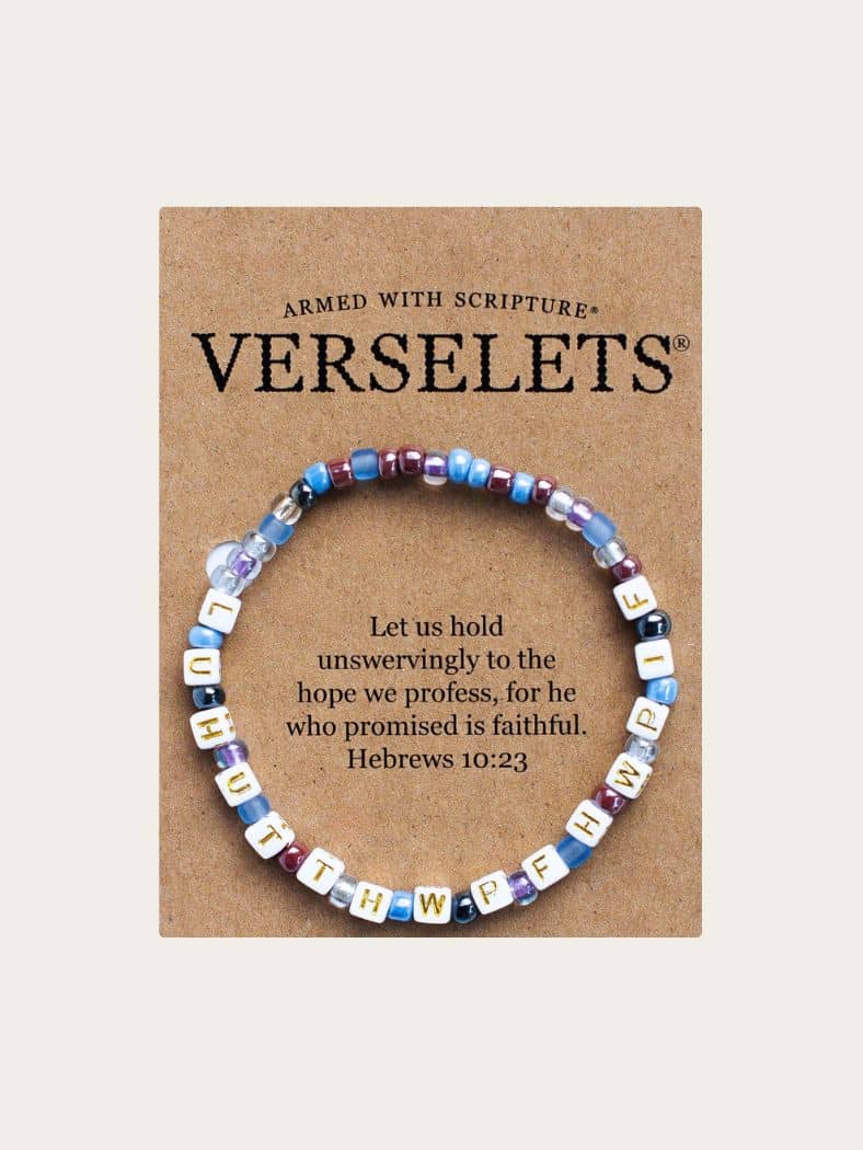 Let us hold unswervingly to the hope... VERSELETS®