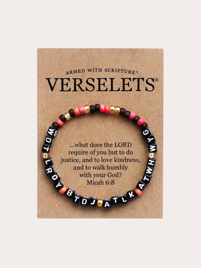 What does the LORD require of you but to do justice, and to love kindness... VERSELET®